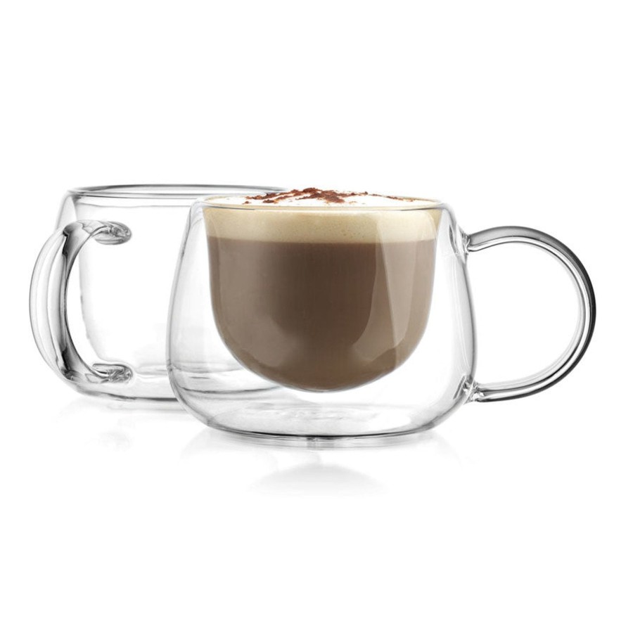 Essen Godinger | Alesia Cappuccino Doppelwandbecher, 2Er-Set