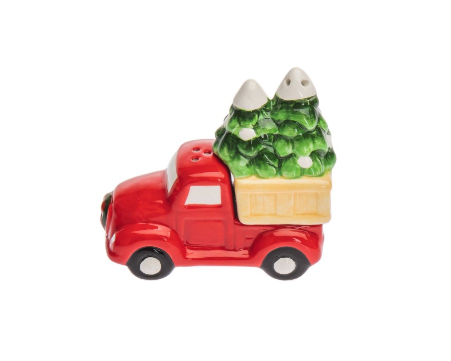 Kuche Godinger | Weihnachts-Pickup-Truck-Salz- Und Pfefferstreuer-Set