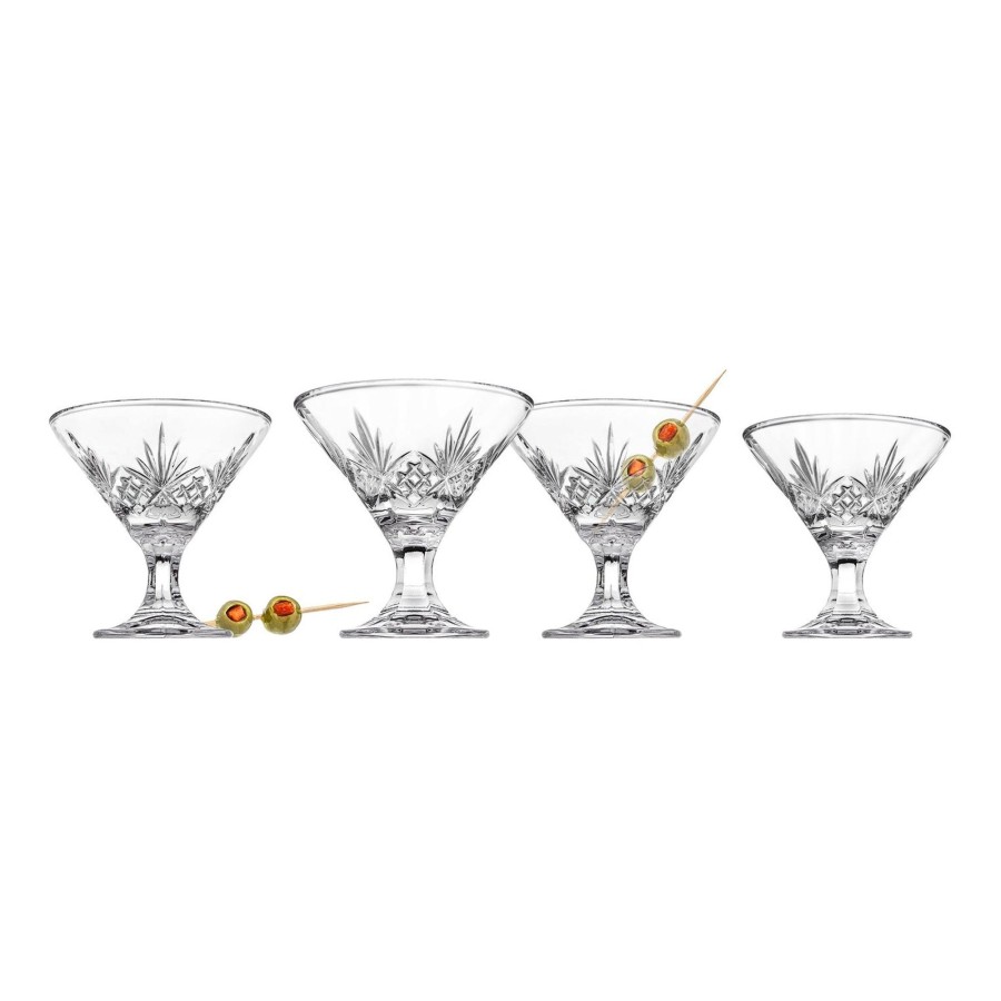 Glaswaren Und Barzubehor Godinger | Dublin Crystal Martini, 4Er-Set