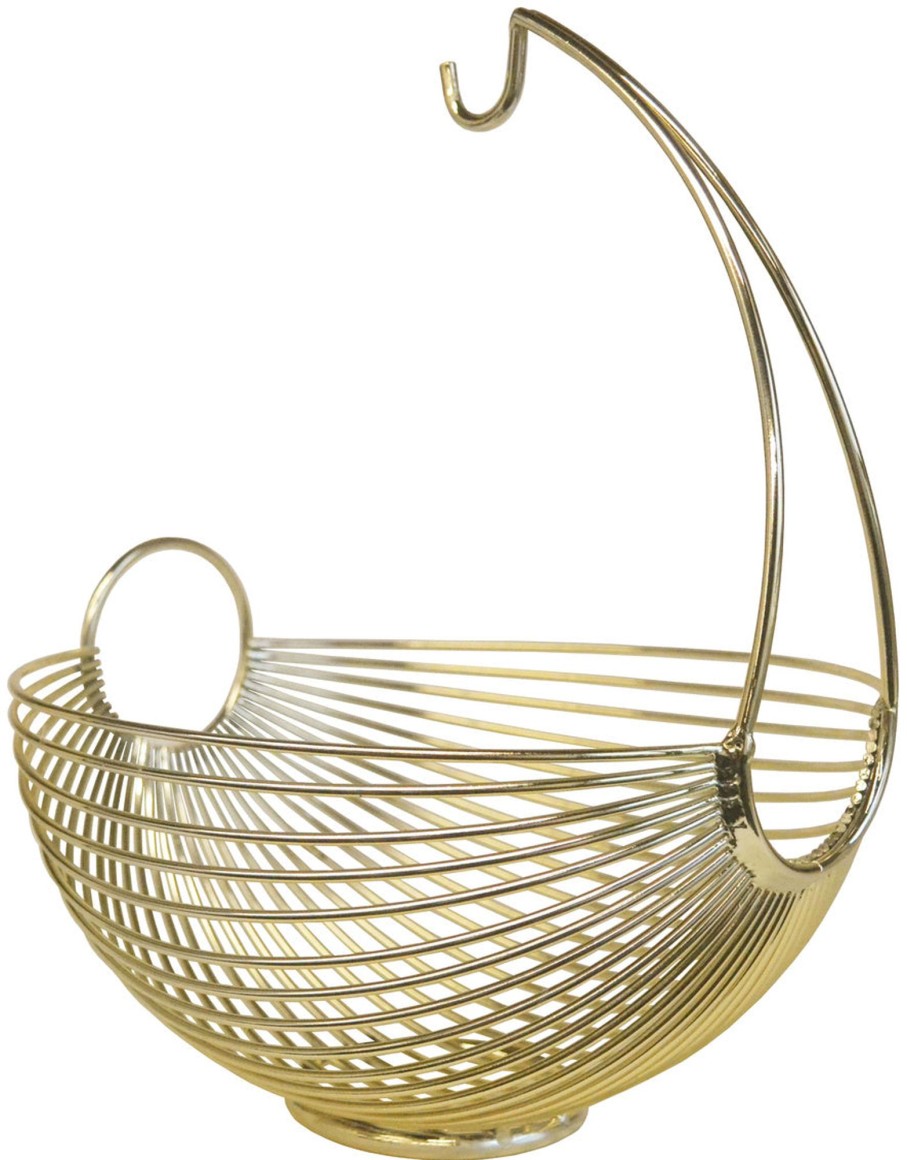 Kuche Godinger | Strand Gold Obstschale Mit Aufhanger