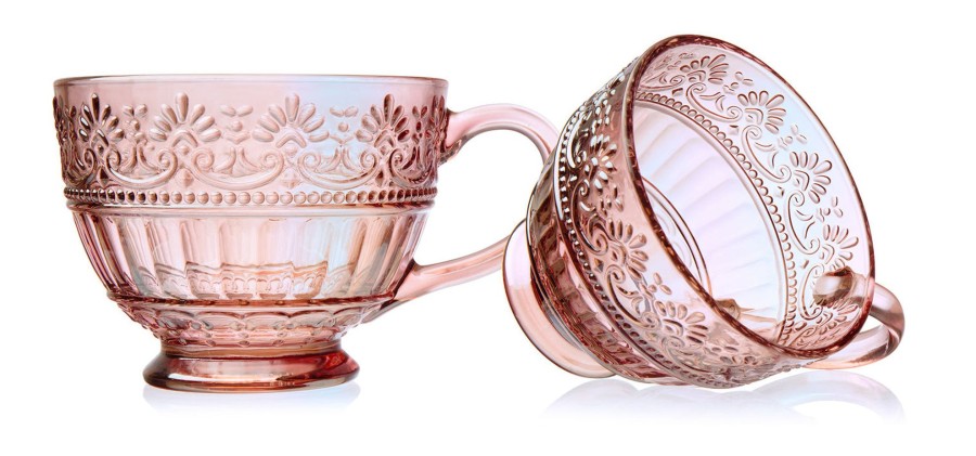 Essen Godinger | Villa Pink Lustre Kaffeebecher, 2Er-Set