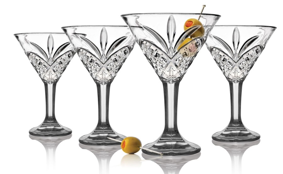 Glaswaren Und Barzubehor Godinger | Dublin Crystal Martini, 4Er-Set