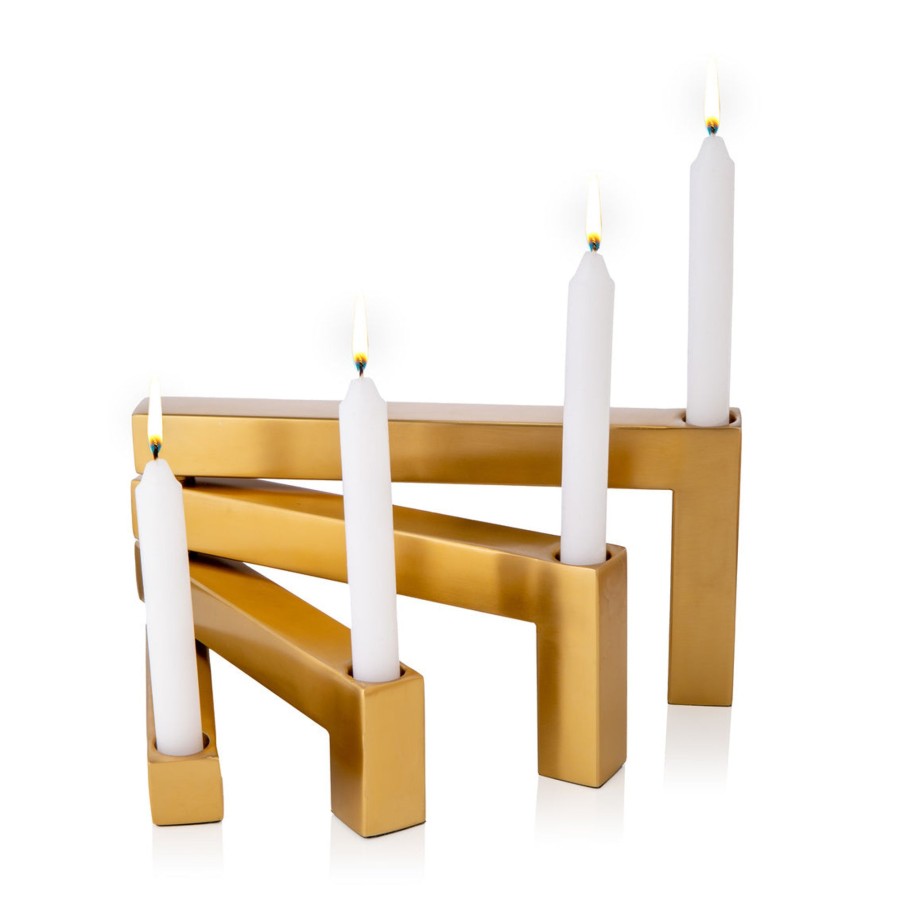 Dekor Godinger | Nesting Gold Spitzkerzenhalter