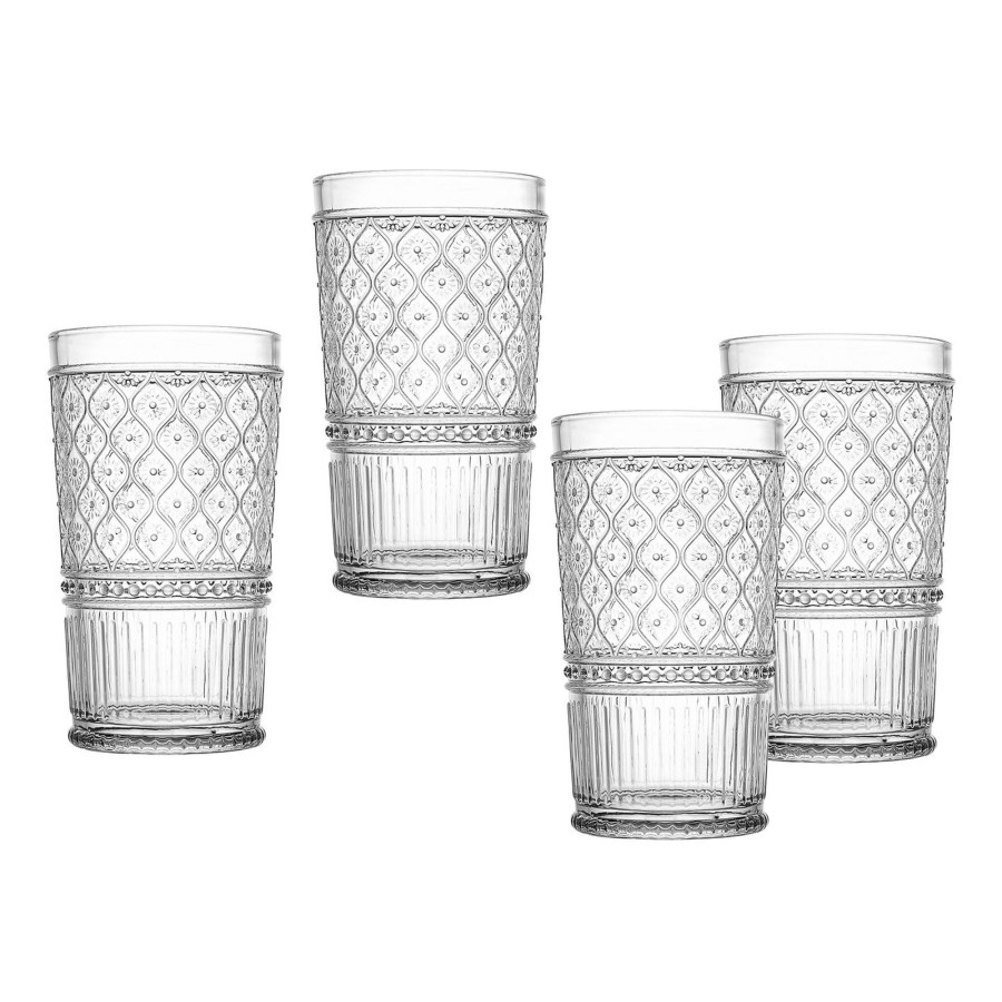 Glaswaren Und Barzubehor Godinger | Claro Clear Highball, 4Er-Set