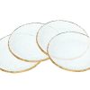 Essen Godinger | Harper Gold Edge Runde Dessertteller, 4Er-Set