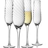 Glaswaren Und Barzubehor Godinger | Infinity-Champagnerglas, 4Er-Set