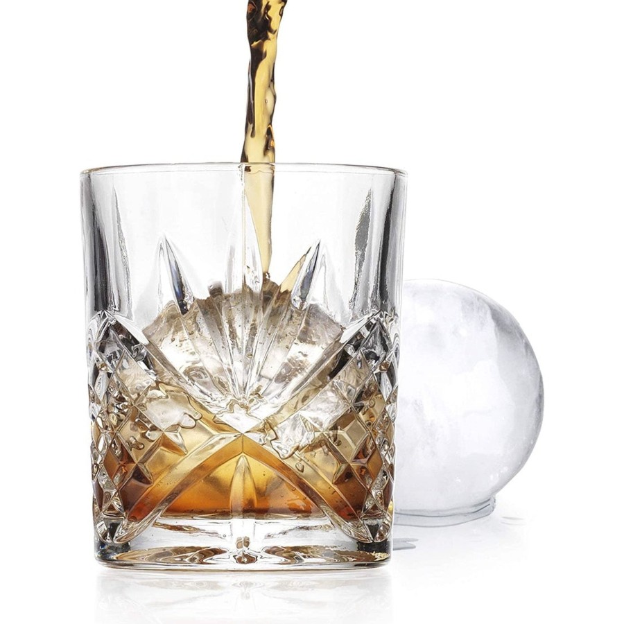 Glaswaren Und Barzubehor Godinger | Dublin Crystal 3-Teiliges Double Old Fashion Chiller-Set