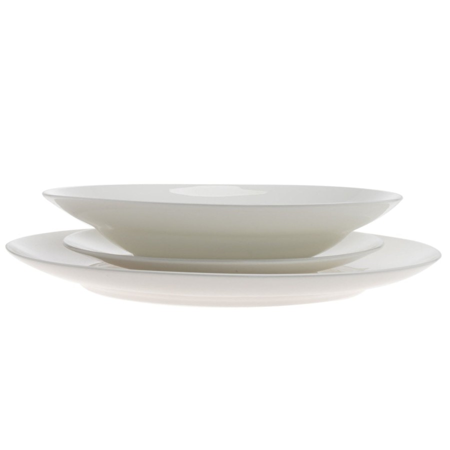 Essen Godinger | Lune Bone China 16-Teiliges Geschirrset, Service Fur 4 Personen