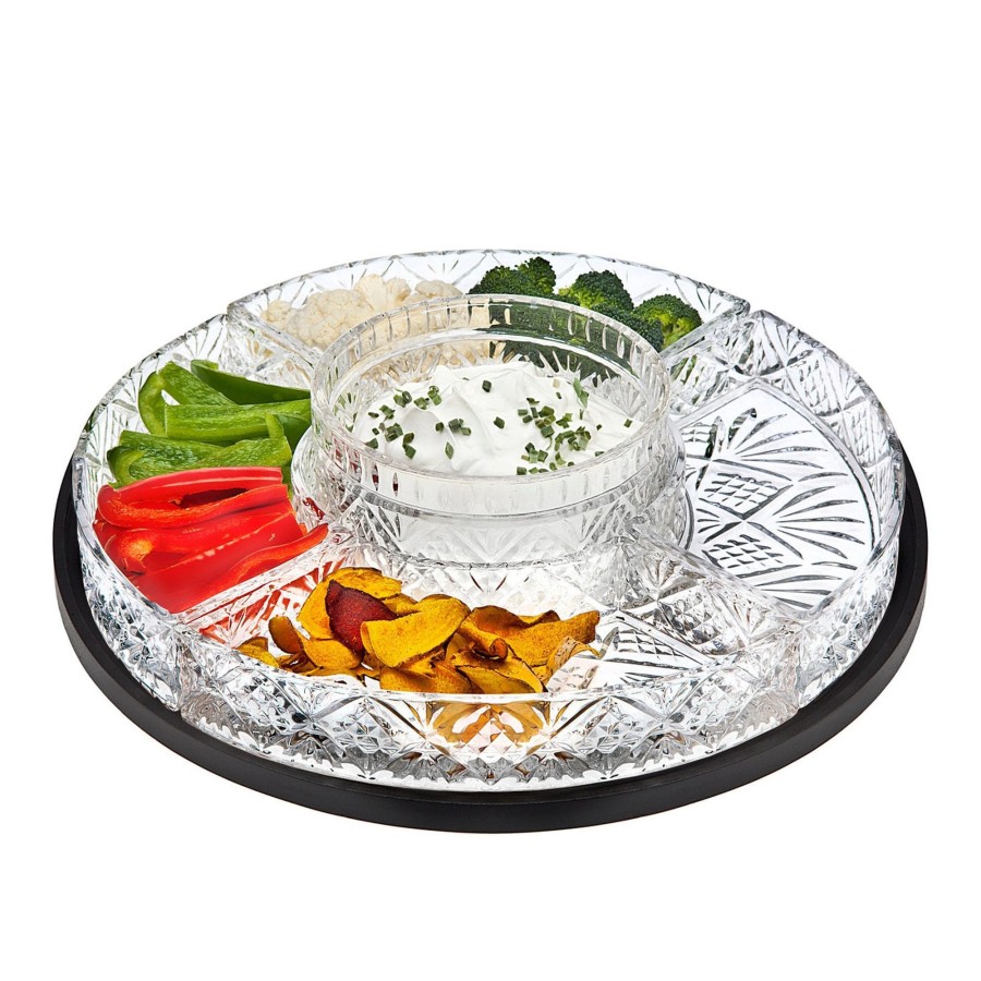 Kuche Godinger | Dublin Crystal 5 Abschnitt Lazy Susan