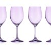 Glaswaren Und Barzubehor Godinger | Veneto Amethyst Weisweinglas, 4Er-Set