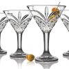 Kuche Godinger | Dublin Crystal Martini, 4Er-Set