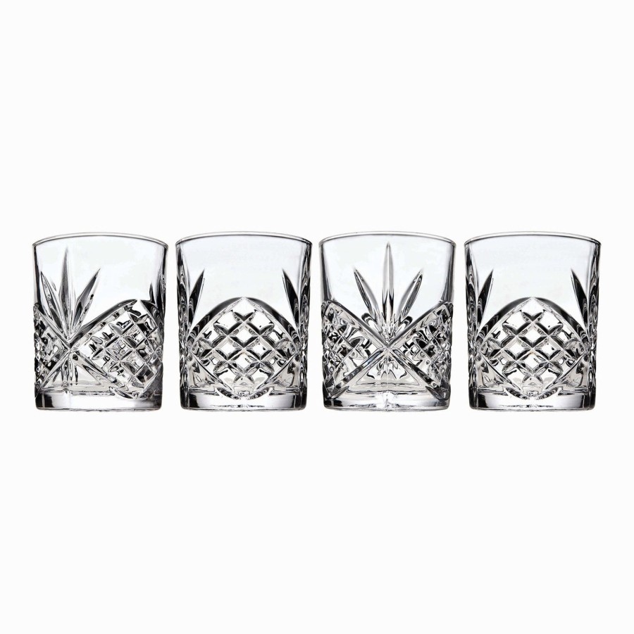 Glaswaren Und Barzubehor Godinger | Dublin Crystal Double Old Fashion, 4Er-Set