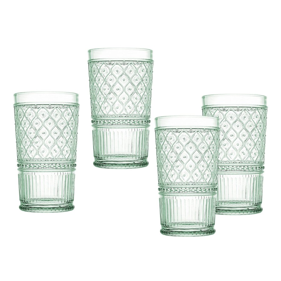 Glaswaren Und Barzubehor Godinger | Claro Green Highball, 4Er-Set