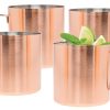 Glaswaren Und Barzubehor Godinger | Gebursteter Moscow Mule Becher, 4Er-Set