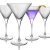 Glaswaren Und Barzubehor Godinger | Infinity Martini, 4Er-Set