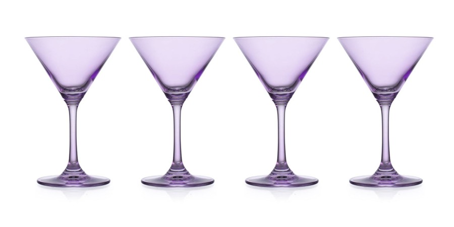 Glaswaren Und Barzubehor Godinger | Veneto Amethyst Martini, 4Er-Set