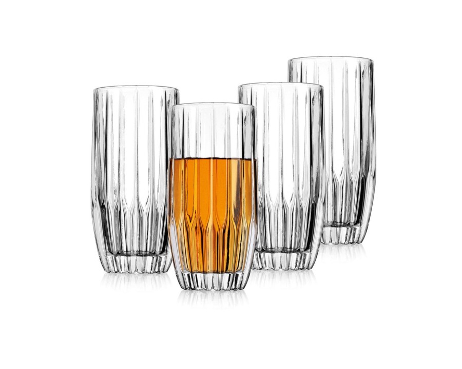 Glaswaren Und Barzubehor Godinger | Pleat Highball, 4Er-Set