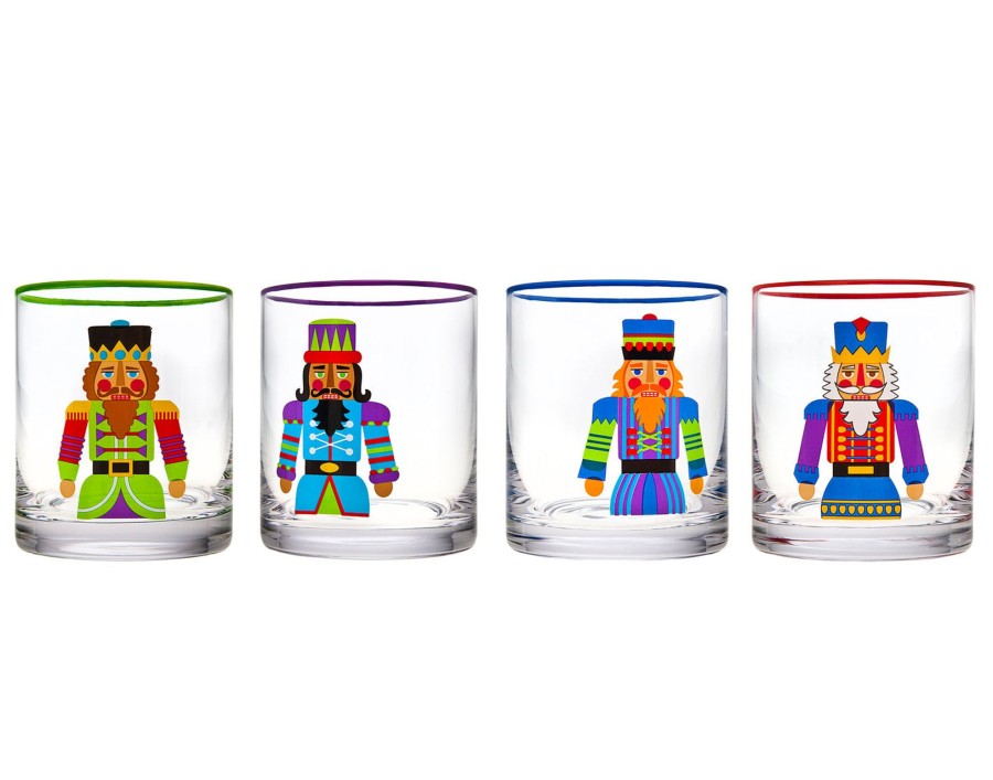 Glaswaren Und Barzubehor Godinger | Nussknacker Double Old Fashion Glas, 4Er-Set