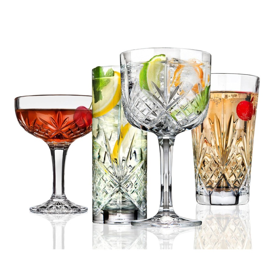 Glaswaren Und Barzubehor Godinger | Dublin Crystal Mixology 8-Teiliges Glaswaren-Set