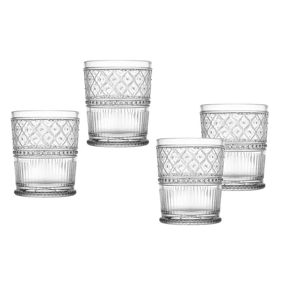 Glaswaren Und Barzubehor Godinger | Claro Clear Double Old Fashion, 4Er-Set