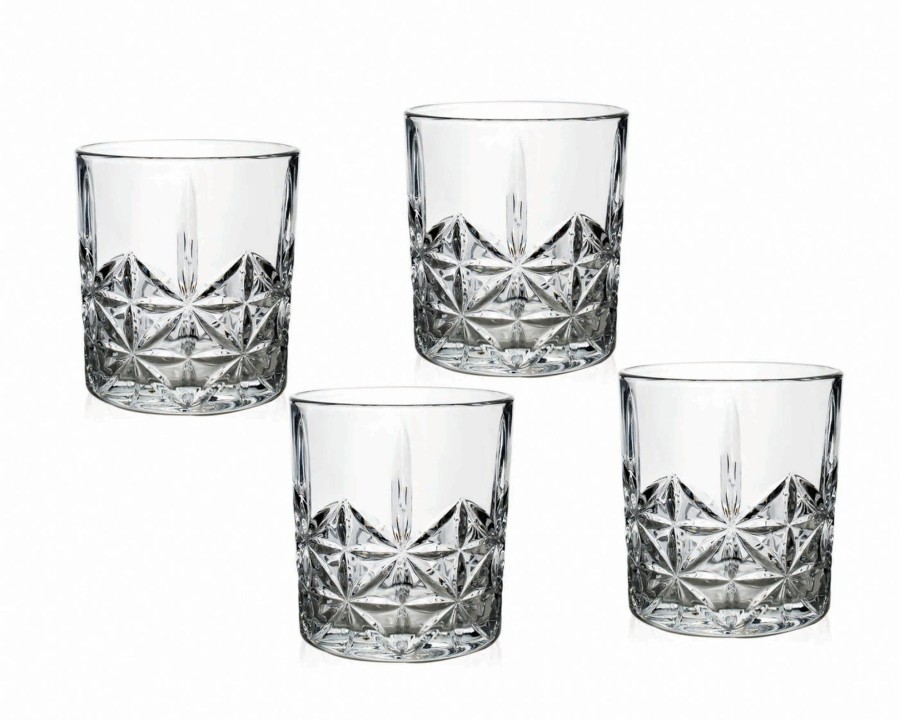 Glaswaren Und Barzubehor Godinger | Tilden Double Old Fashion Glas, 4Er-Set