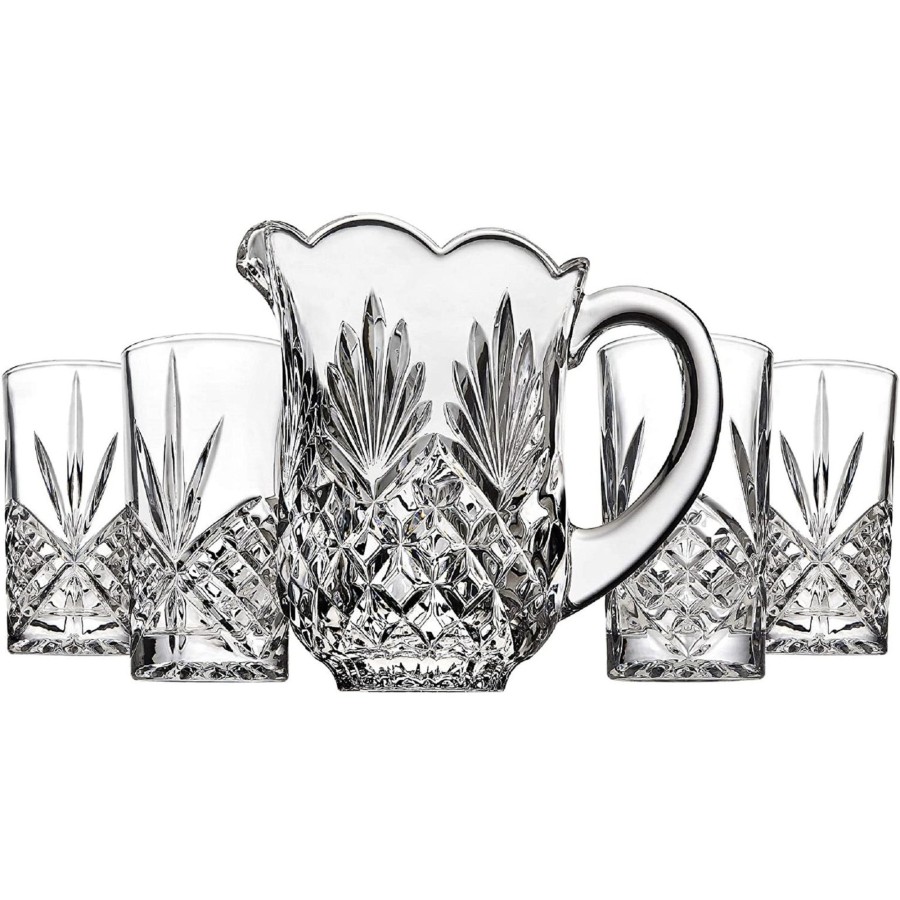 Glaswaren Und Barzubehor Godinger | Dublin Crystal 5-Teiliges Krug- Und Highball-Set