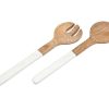 Besteck Und Serviergeschirr Godinger | Weises Emaille-Salatbesteck-Set