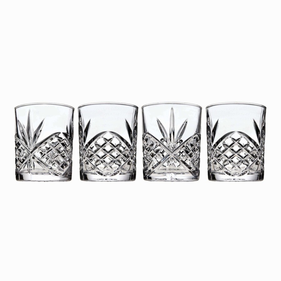 Glaswaren Und Barzubehor Godinger | Dublin Crystal Double Old Fashion, 4Er-Set