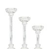 Dekor Godinger | Dazzle Scalloped 3-Teiliges Konisches Kerzenstander-Set