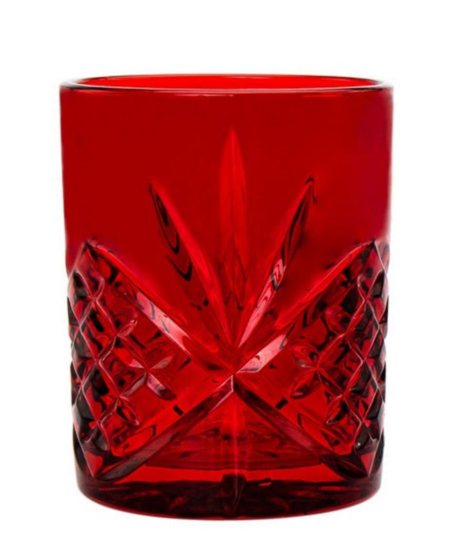 Glaswaren Und Barzubehor Godinger | Dublin Crystal Red Double Old Fashion