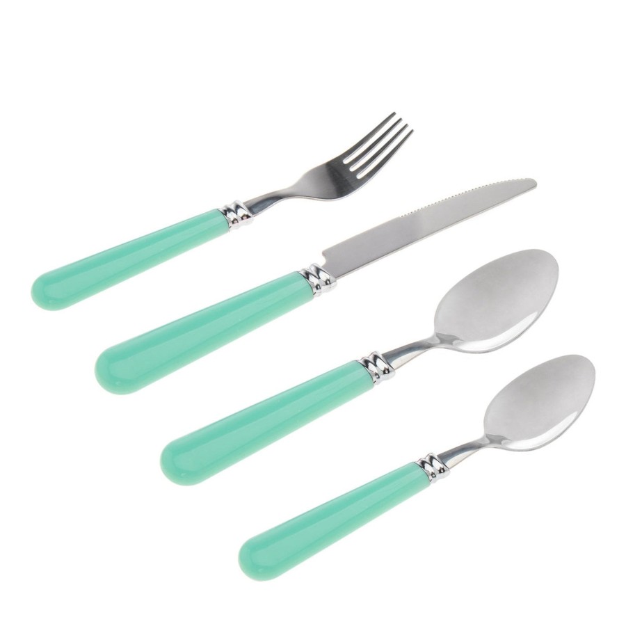 Besteck Und Serviergeschirr Godinger | Claro Mint Acrylbesteck, 16-Teiliges Set, Service Fur 4 Personen